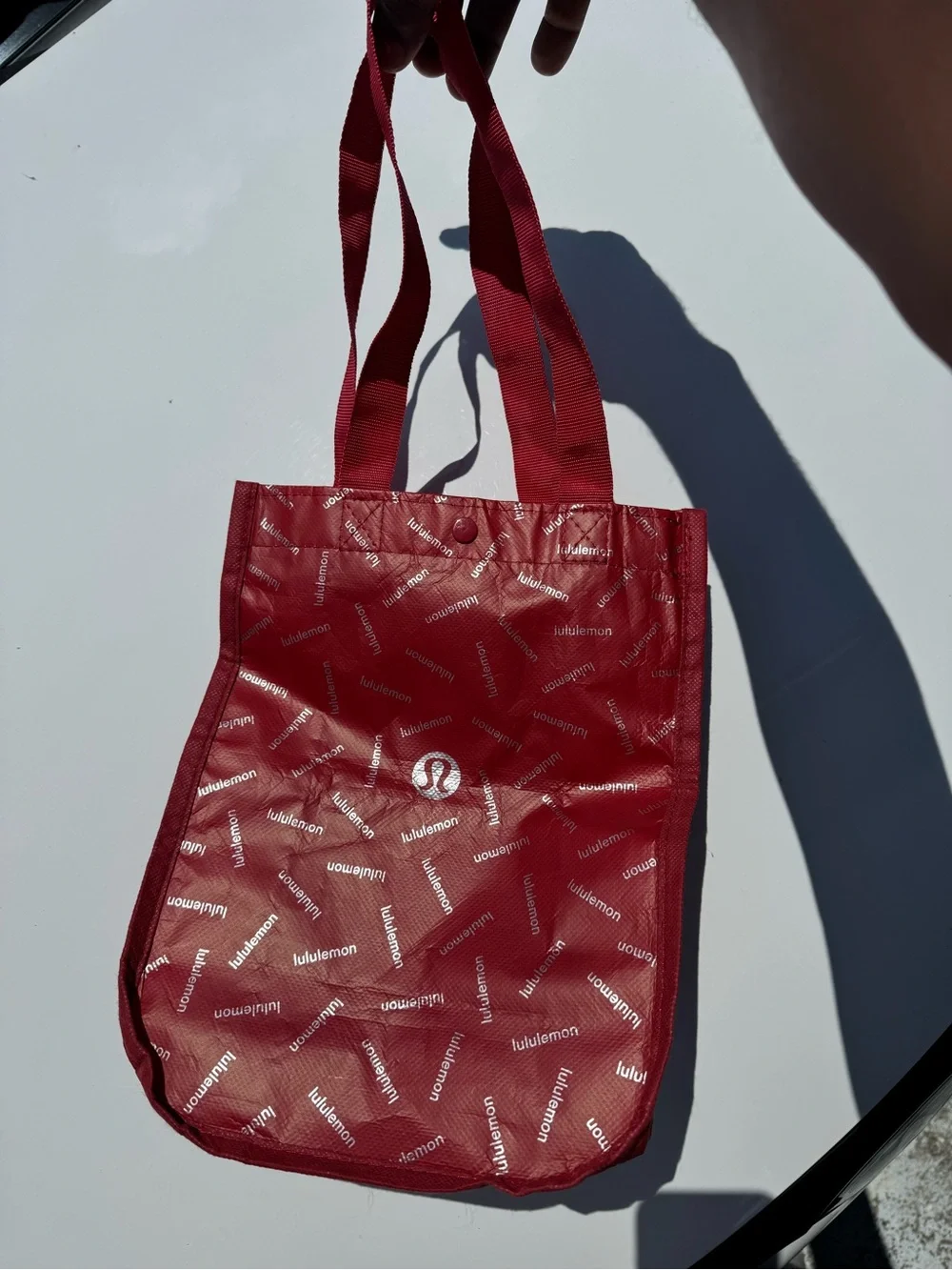 lululemon athletica Red Logo Reusable Tote